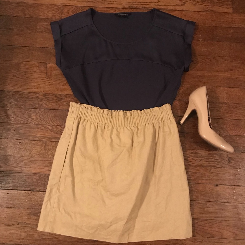 Navy blue Express blouse